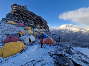 2022: Matthew took on the highest trekking route in Nepal