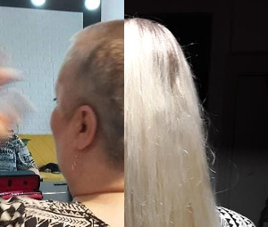 2022: Sharon shaves her hair for Freddies !