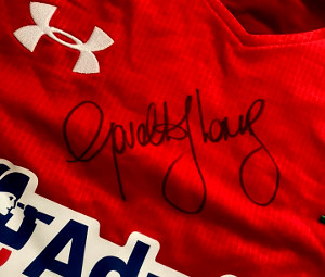 Gareth Thomas donated signed shirt